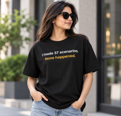 Overthinker Core — Graphic Oversized T-Shirt