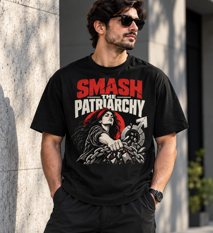Smash the Patriarchy — Graphic Oversized T-Shirt