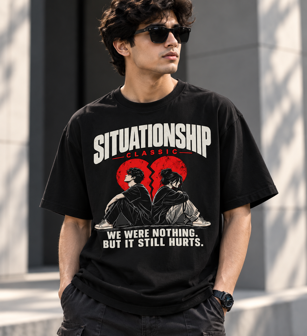 Situationship Classic — Graphic Oversized T-Shirt